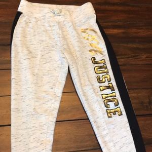 Justice super soft joggers